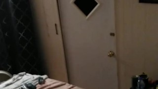 Beautiful white girl smokes in black night gown part 4 ( tight pussy destroyed missionary position)
