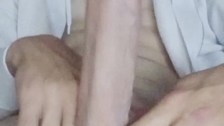 Amateur teen guy masturbate big cock