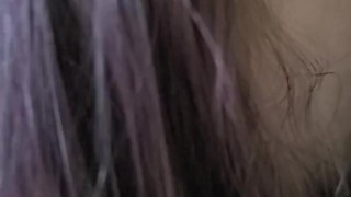 Fiance blows his mind with quick blowjob with finish