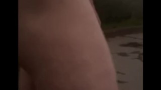 Naked outside 