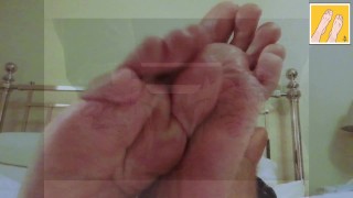 MY PERSONAL FOOT SLAVE GETS A TREAT - Manlyfoot - Animated