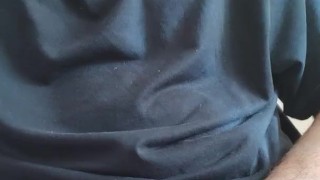 Jerk cock and cum