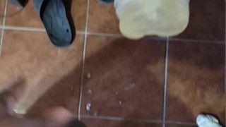 Fleshlight fuck and cumshot