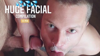 Huge facial cumshots compilation BIG DICKS