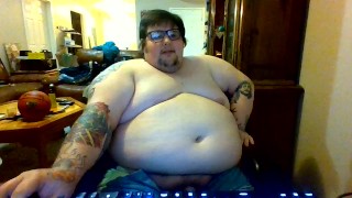Fat Boy Webcam Jack Off on Underwear Shorts 🍰🩳