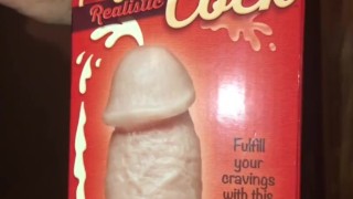 JOI - In 8 minutes give me an Oral Creampie and Facial just like this fake cum squirting dildo does