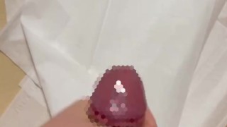 男子大学生オナニー オイルでヌルヌルのち〇こ パンパンの鬼頭から、ドピュドピュ大量射精