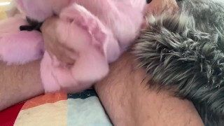 Pink Fur Masturbation 