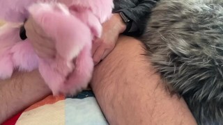 Pink Fur Masturbation 