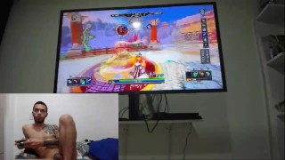 This boy gets playing video games naked