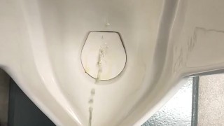 Pee in the toilet of a multi-tenant building