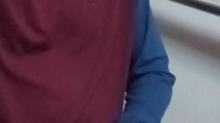 Jacking off during break time