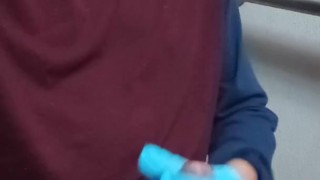 Jacking off during break time