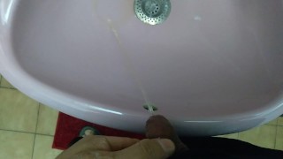 Cock pissing for your pleasure 