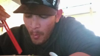 Young Asian Male Gets His Mouth STUFFED