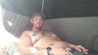 Camping with my cock out 1