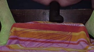 BBC stretching out my tight white ass and making me cum