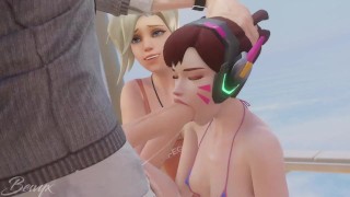 Dva Small Throath Blowjob with Mercy