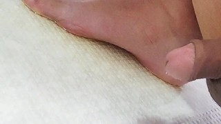 The amount of urination in the bathroom is too great