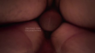 His Cum Explodes Out of My Ass and Covers the Camera!