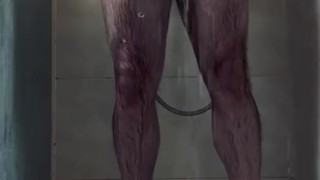 Plaisir solitaire sous la douche