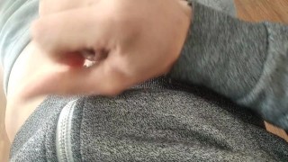 Huge Nice Cock Unloads His Massive Cumshot Slowly! Very Horny!