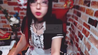 Hentai maid seduces her master.