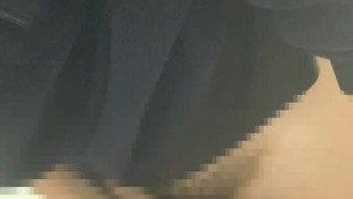 Cumshot in a cup - Cute Japanese skinny gay masturbation cumshot (censored)