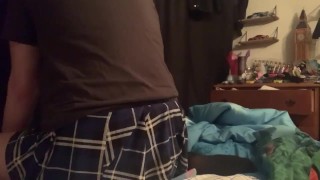 Femboy horny after school