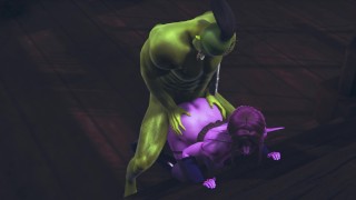 Orc fucked an elf in the ass