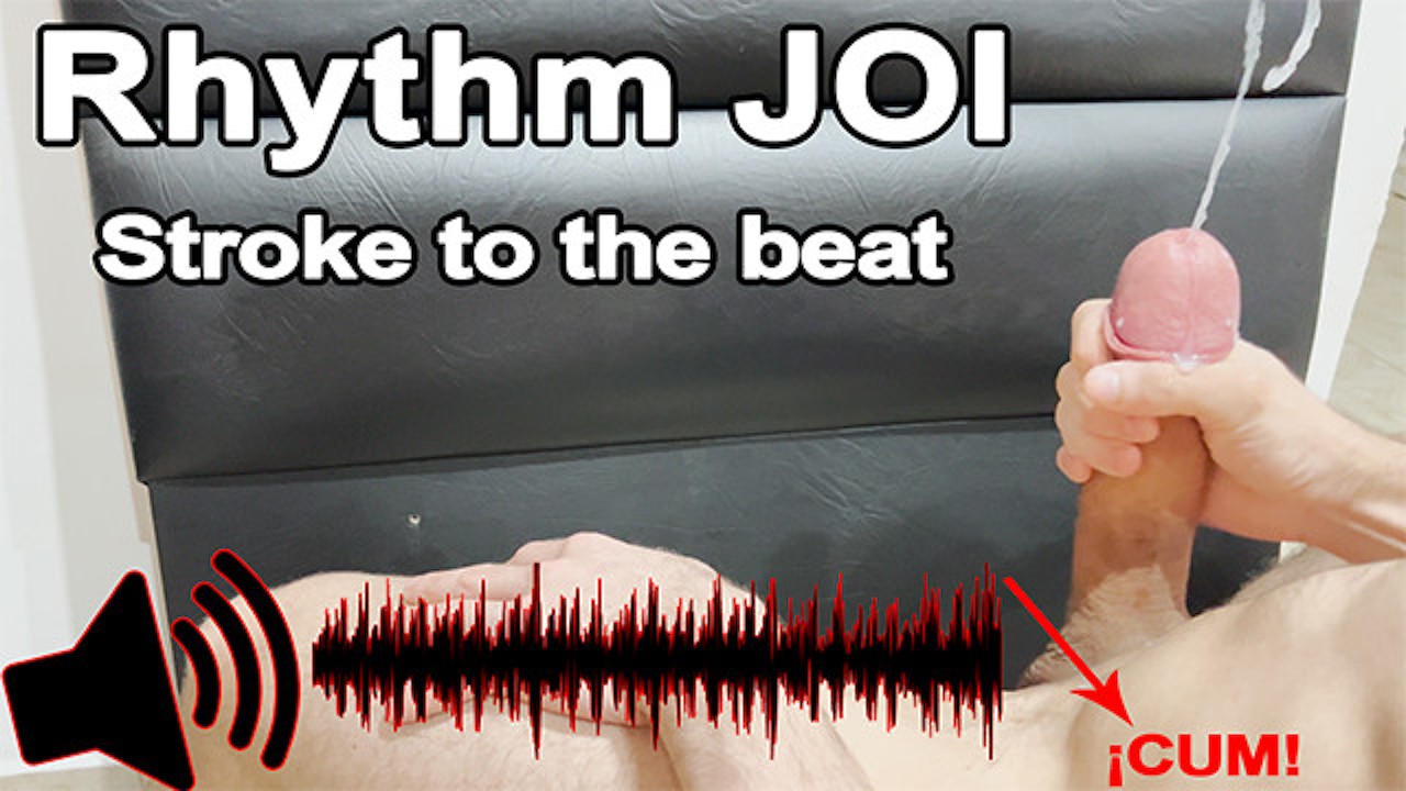 Rhythm JOI ASMR Stroke to the beat Jerk Off Instructions 4K  