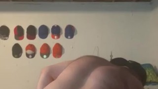 Fucking myself with my dildo
