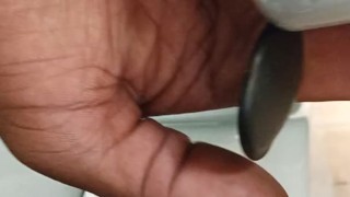Buck jacking off in the Dick's Sporting Goods