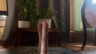 Riding my dildo deep 
