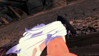 (POV) Black Lobelia CANT Resist SUCKING YOUR Dick Hentai My Dress Up Darling