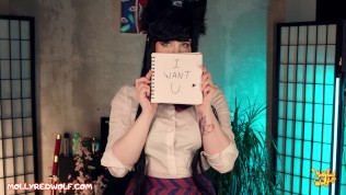 Komi-san asked to fuck her pussy just like in her homemade porn – MollyRedWolf