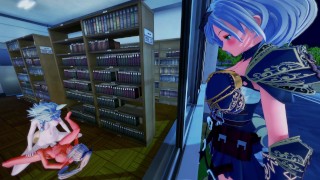 [NTR] FUTA POLKA FUCKS FLARE IN FRONT OF NOEL - 4K VTUBER PORN