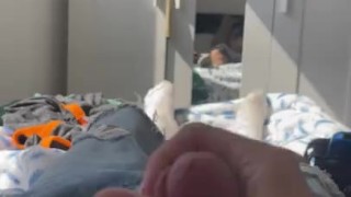 Suck my sweaty nuts & feet