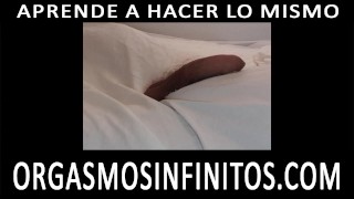 Cinco orgasmos en seis minutos. Masturbación sin manos y sin eyaculaciones. Polla grande.