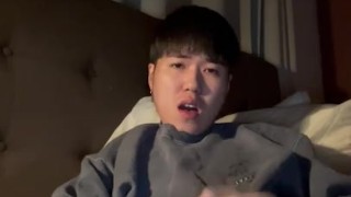 Cute Asian Twink Andrew Tran blew a huge load