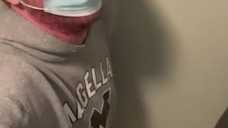 Pee Peeing In the Sink (And On His Pants and On the Floor by Accident) - Hot Guy Peeing