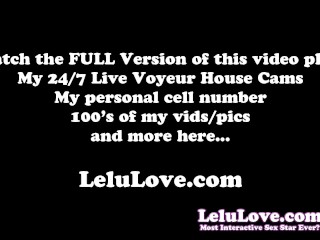 My first 3 orgasms from brand new home RV, first two with my vibrator then fingering my wet pussy for the 3rd – Lelu Love