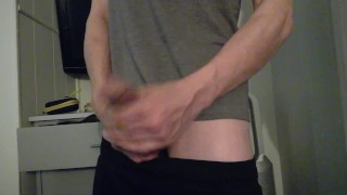 Showing off a little, no cum