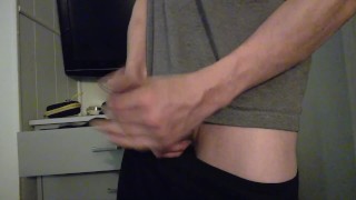 Showing off a little, no cum