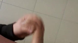 Wanking in supermarket