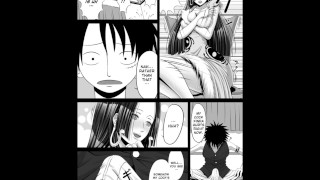 ONE PIECE - LUFFY FILLED HER FULL OF CUM / BLOWJOB / BIG BOOB