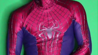 spiderman piss and cum (TASM2 suit)