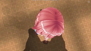 3D HENTAI Schoolgirl sucks teacher's cock after school