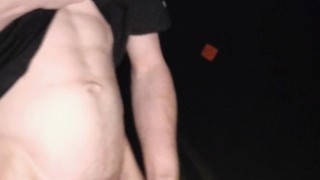 SHORT 4K30) - BLOWING A LOAD IN THE MIDDLE OF THE STREET!