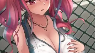 redhead playing with herself